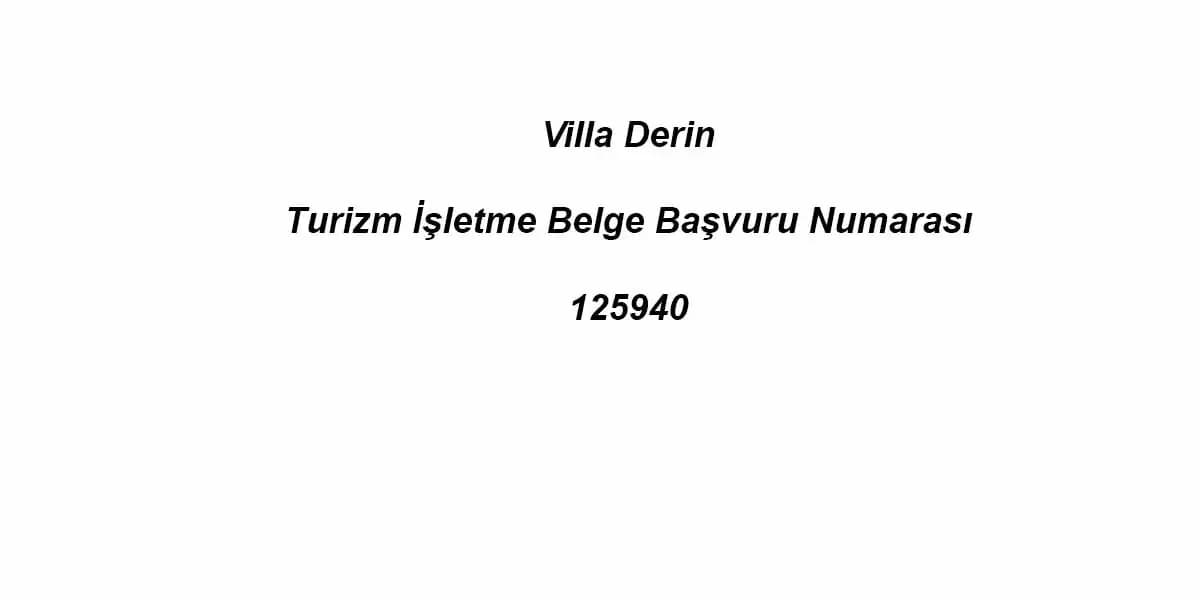 Villa Derin 59