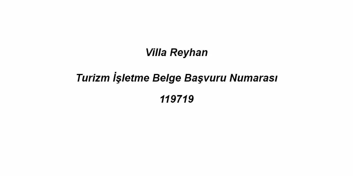 Villa Reyhan 38