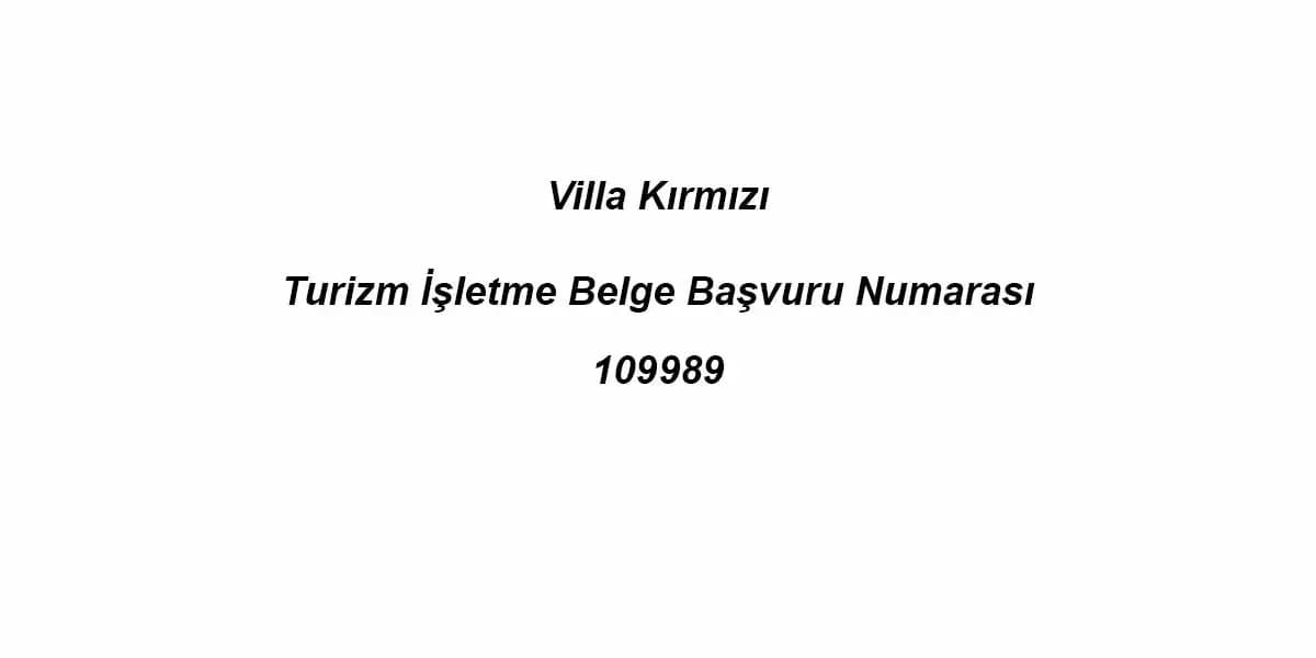 Villa Kırmızı 26