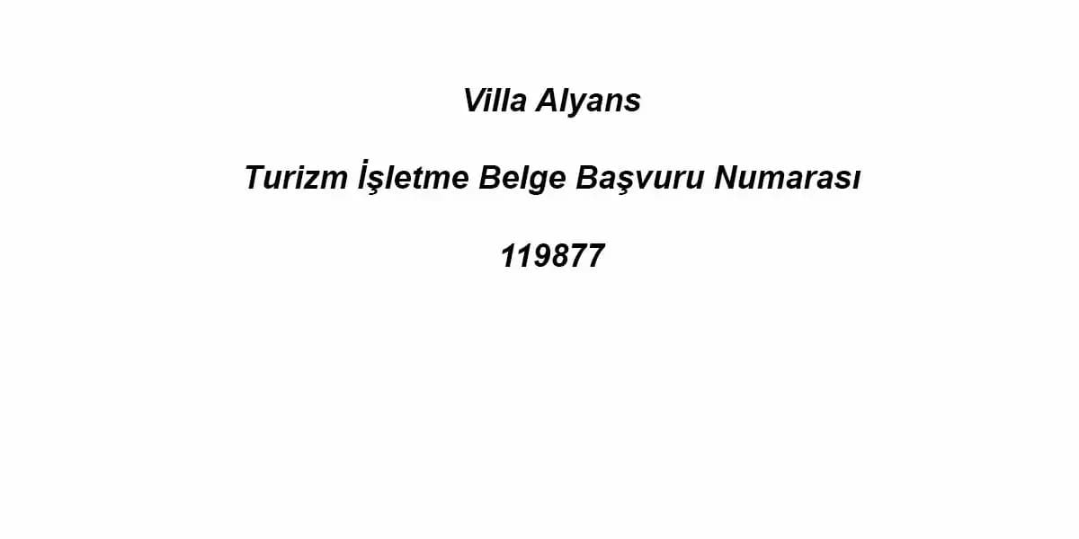 Villa Alyans 54