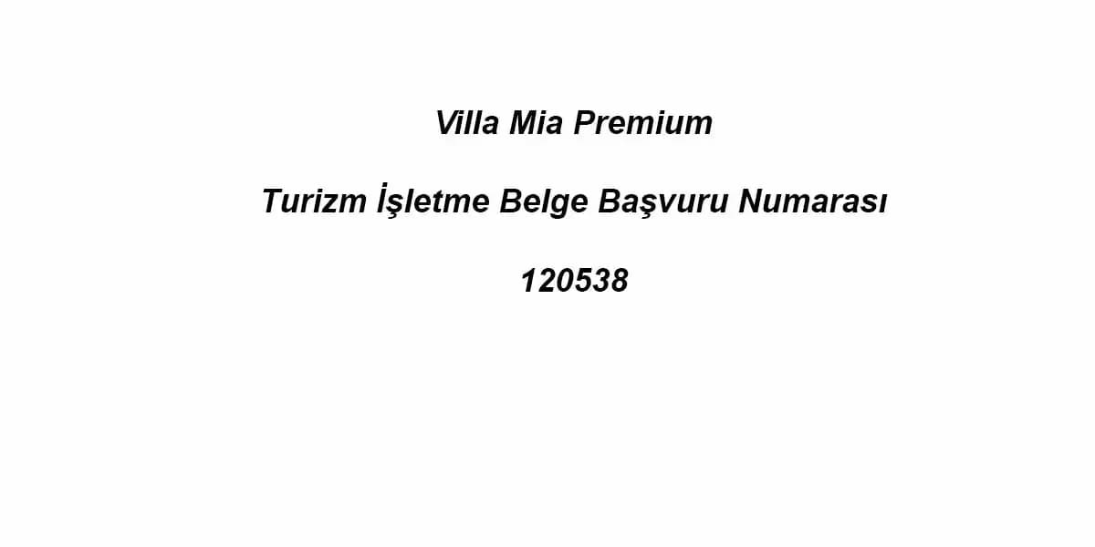 Villa Mia Premium 50