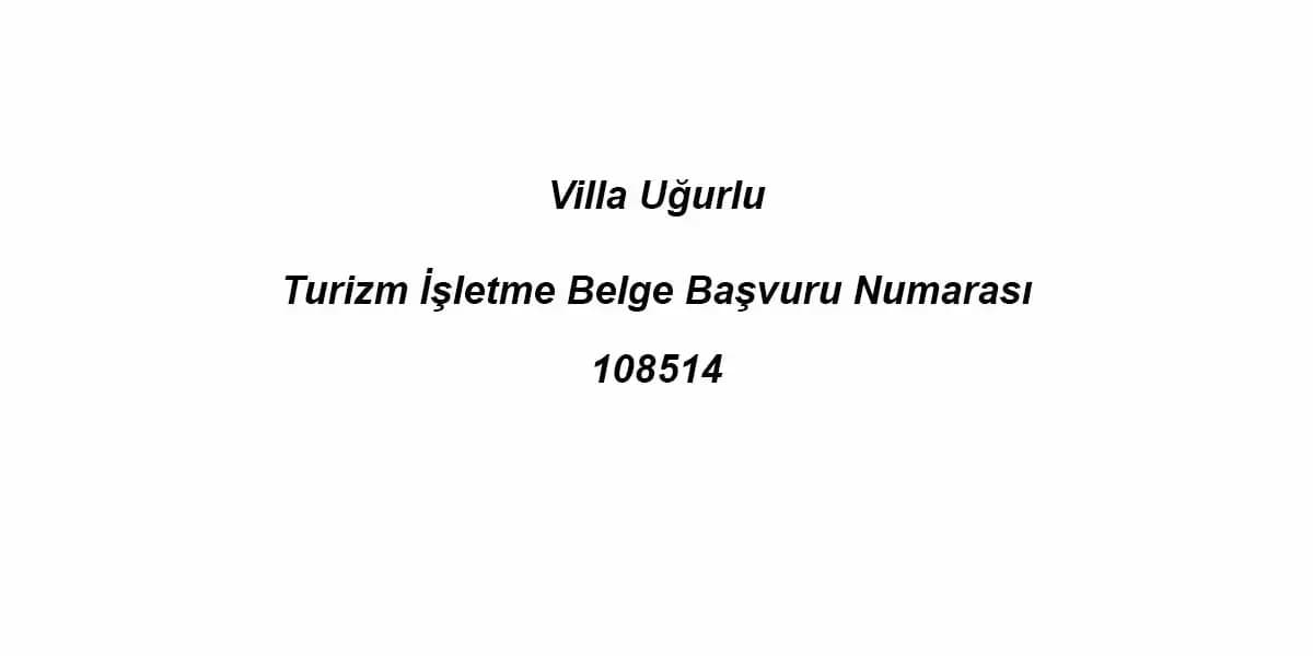 Villa Uğurlu 55
