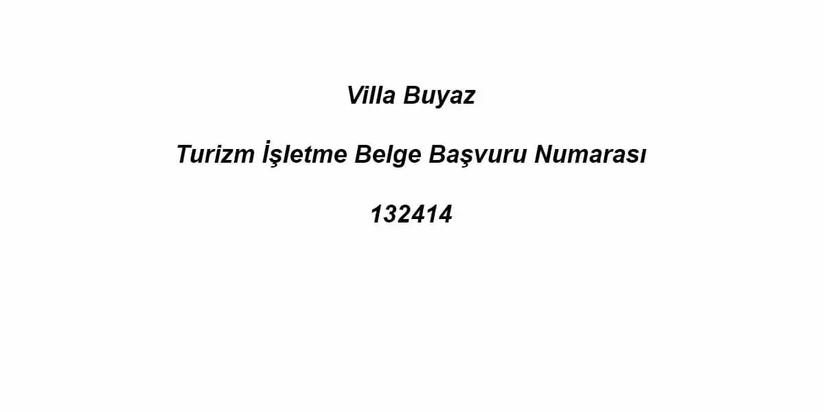 Villa Buyaz 82