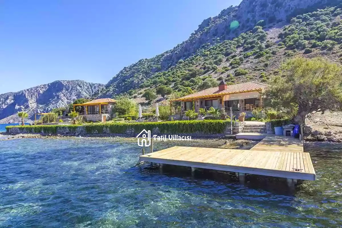 villa kuzbuk marmaris bozburun kiralik yazlik tatil villacisi