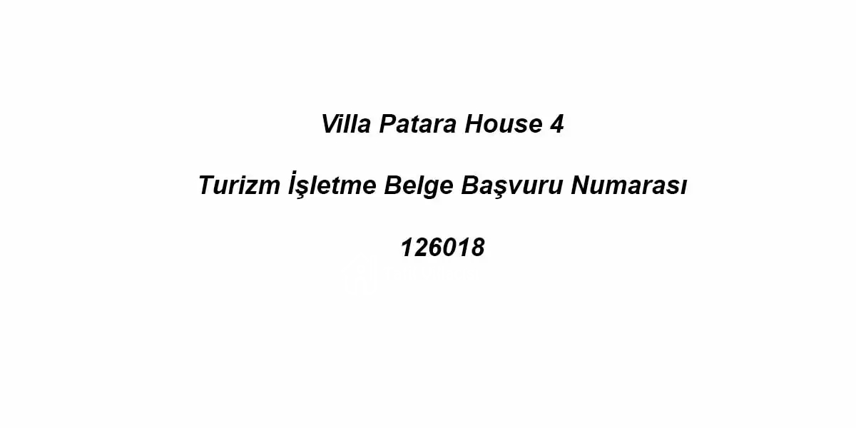 Villa Patara House 4