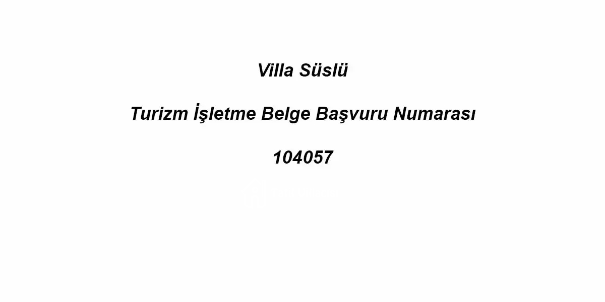 Villa Süslü