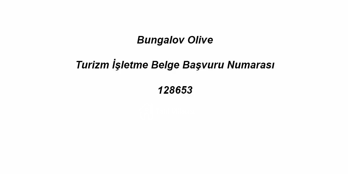 Bungalov Olive