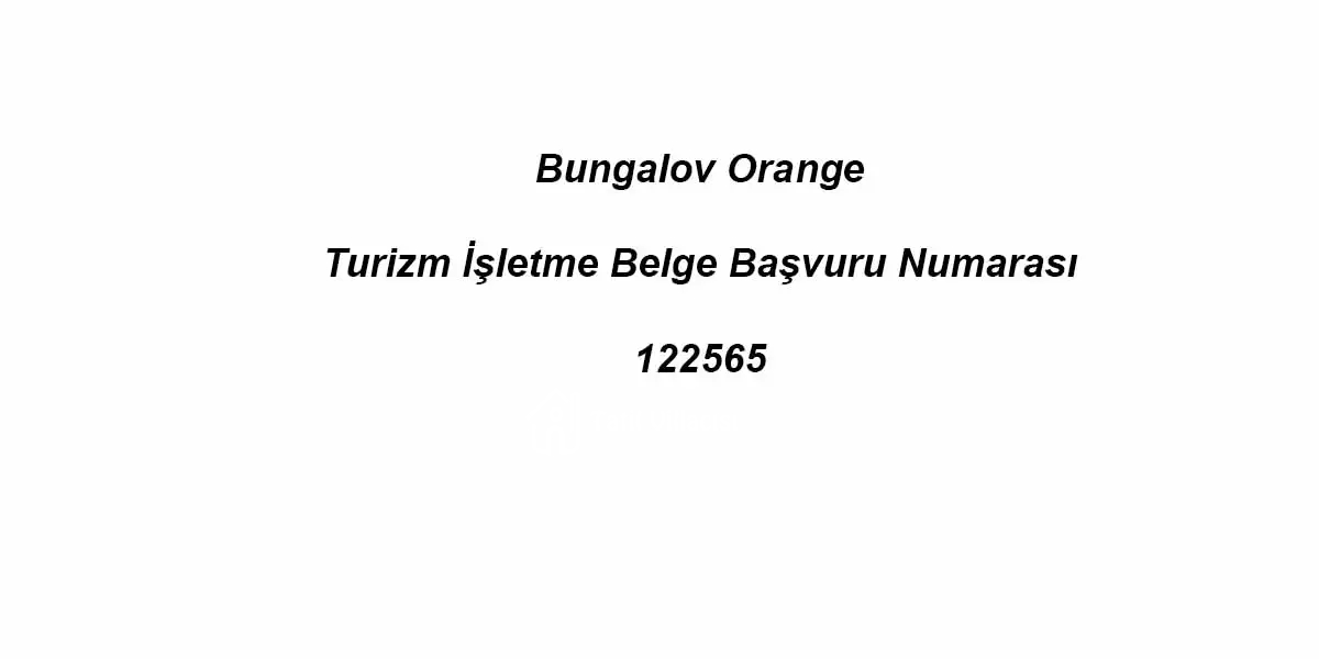 Bungalov Orange